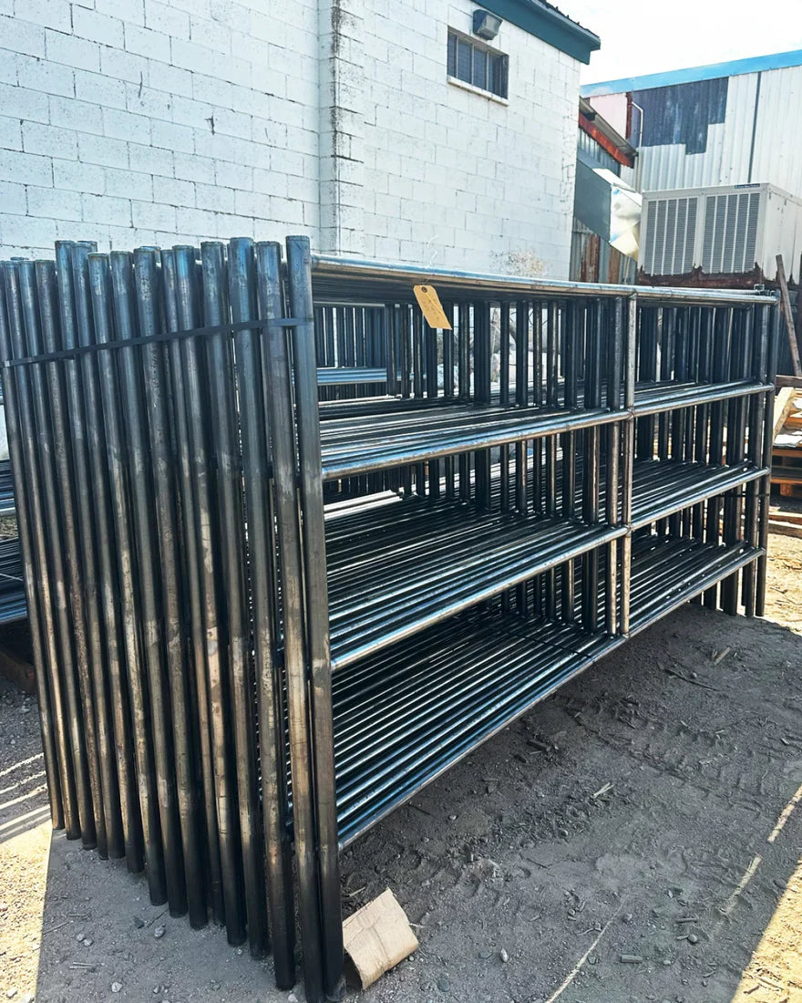 80Ft X 120Ft Riding Arena (4 Rail) 14-Gauge Steel *RUSTIC*