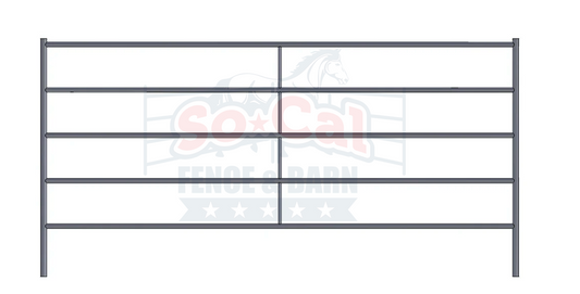 Premium 10x5 Horse Corral Panel (5 Rail) 1-5/8" 14 Gauge Steel