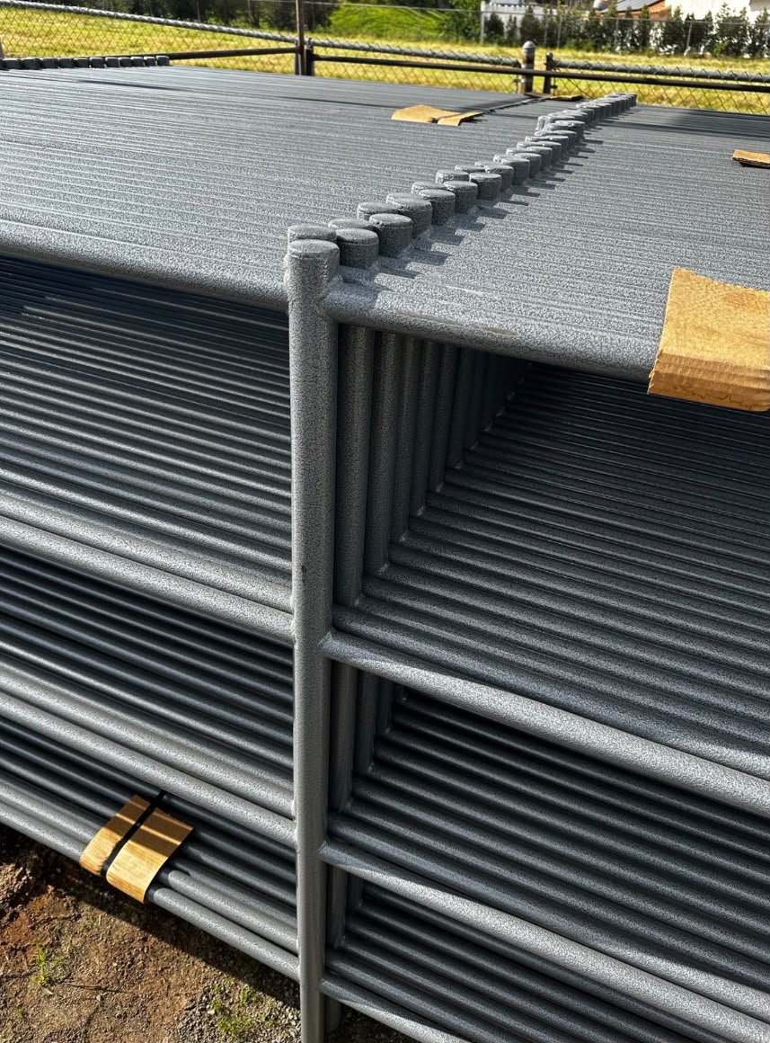 PREMIUM 12X5 HORSE CORRAL PANEL (4 RAIL) 1-5/8" 14 GAUGE