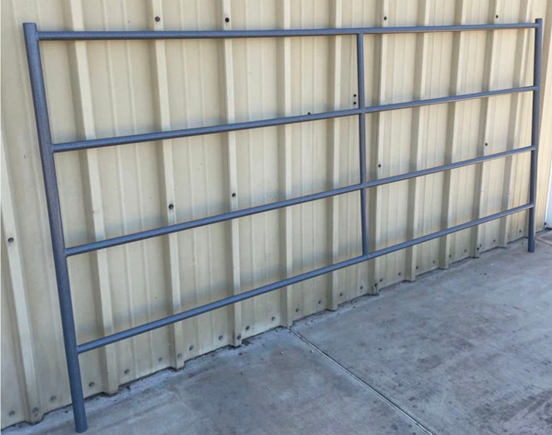 40FT ROUND PEN (4-RAIL) 14-GAUGE STEEL *RUSTIC*