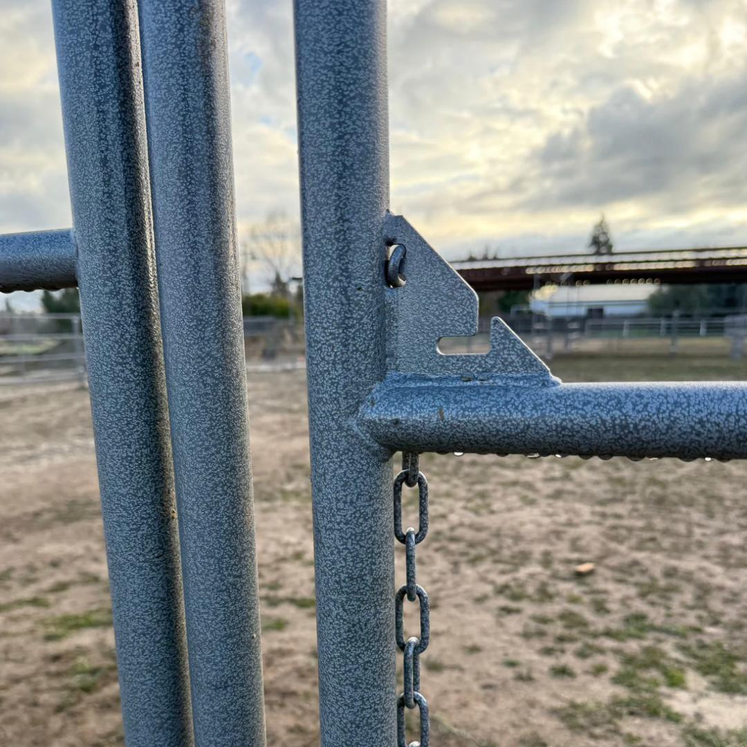 STANDARD ARENA SWING GATE 4FT X 12FT (5-RAIL) 14 GAUGE