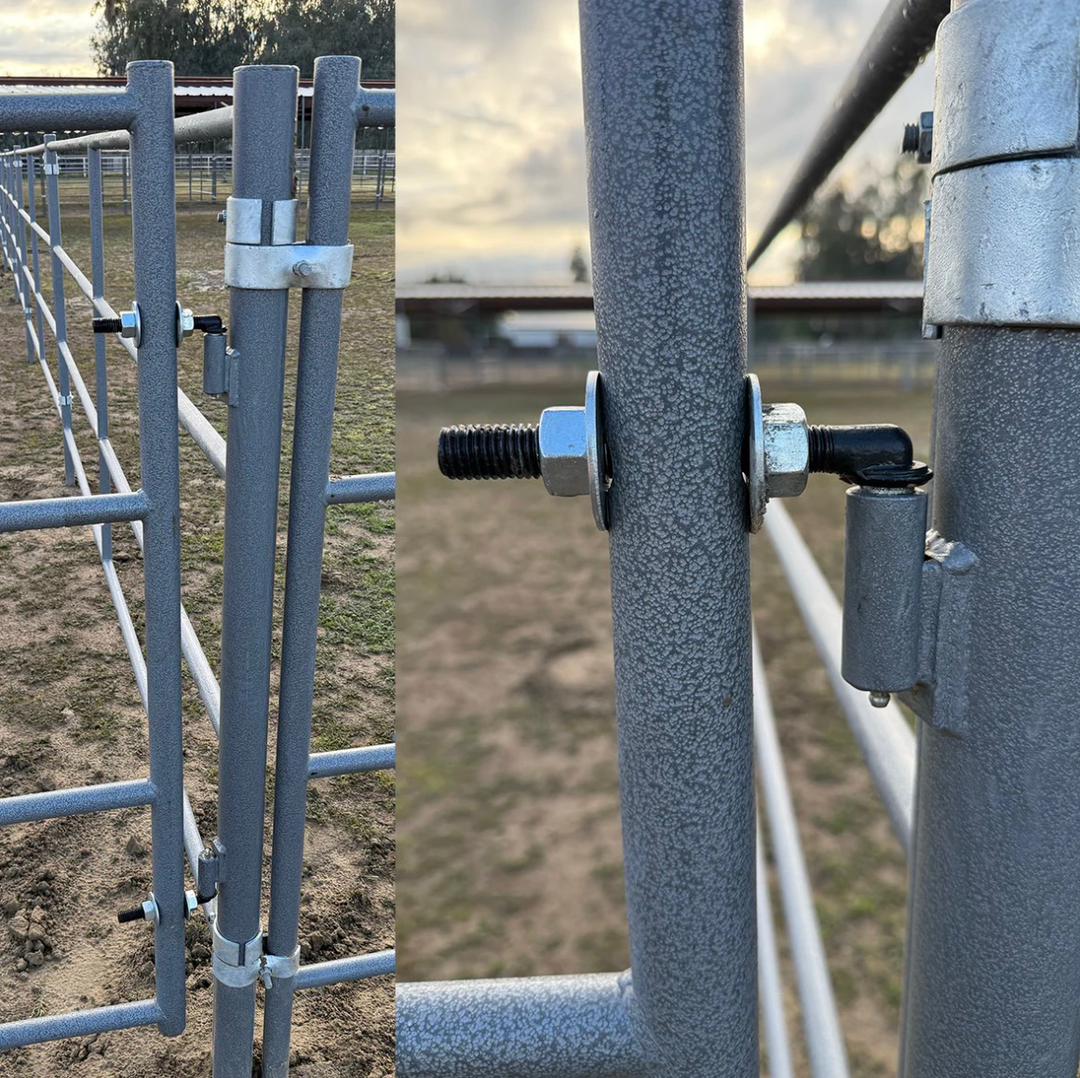 STANDARD ARENA SWING GATE 4FT X 12FT (5-RAIL) 14 GAUGE