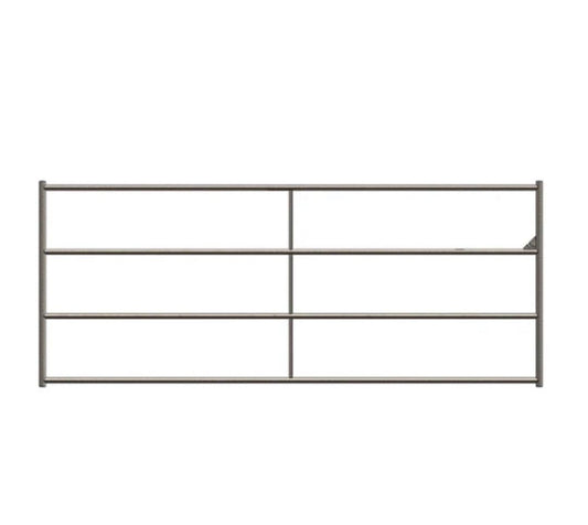 STANDARD ARENA SWING GATE 4FT X 12FT (5-RAIL) 14 GAUGE
