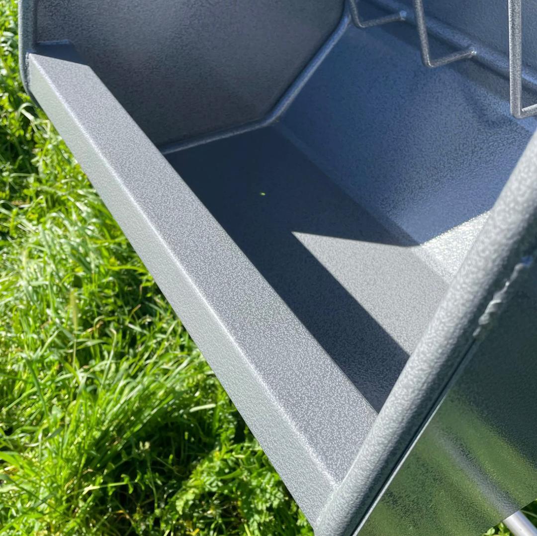 HEAVY DUTY HORSE FEEDERS POWDER COATED STEEL "DAPPLE GRAY"