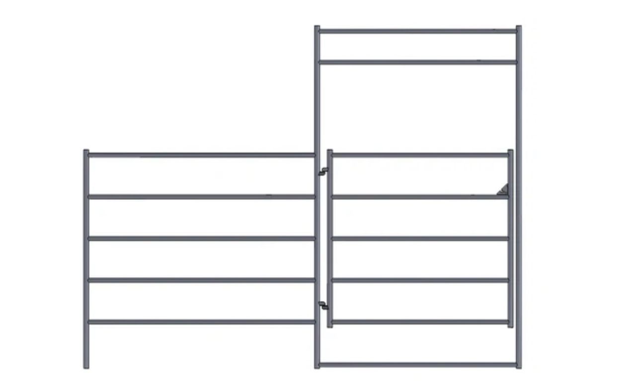 PANEL GATE COMBO 12FT 4-RAIL