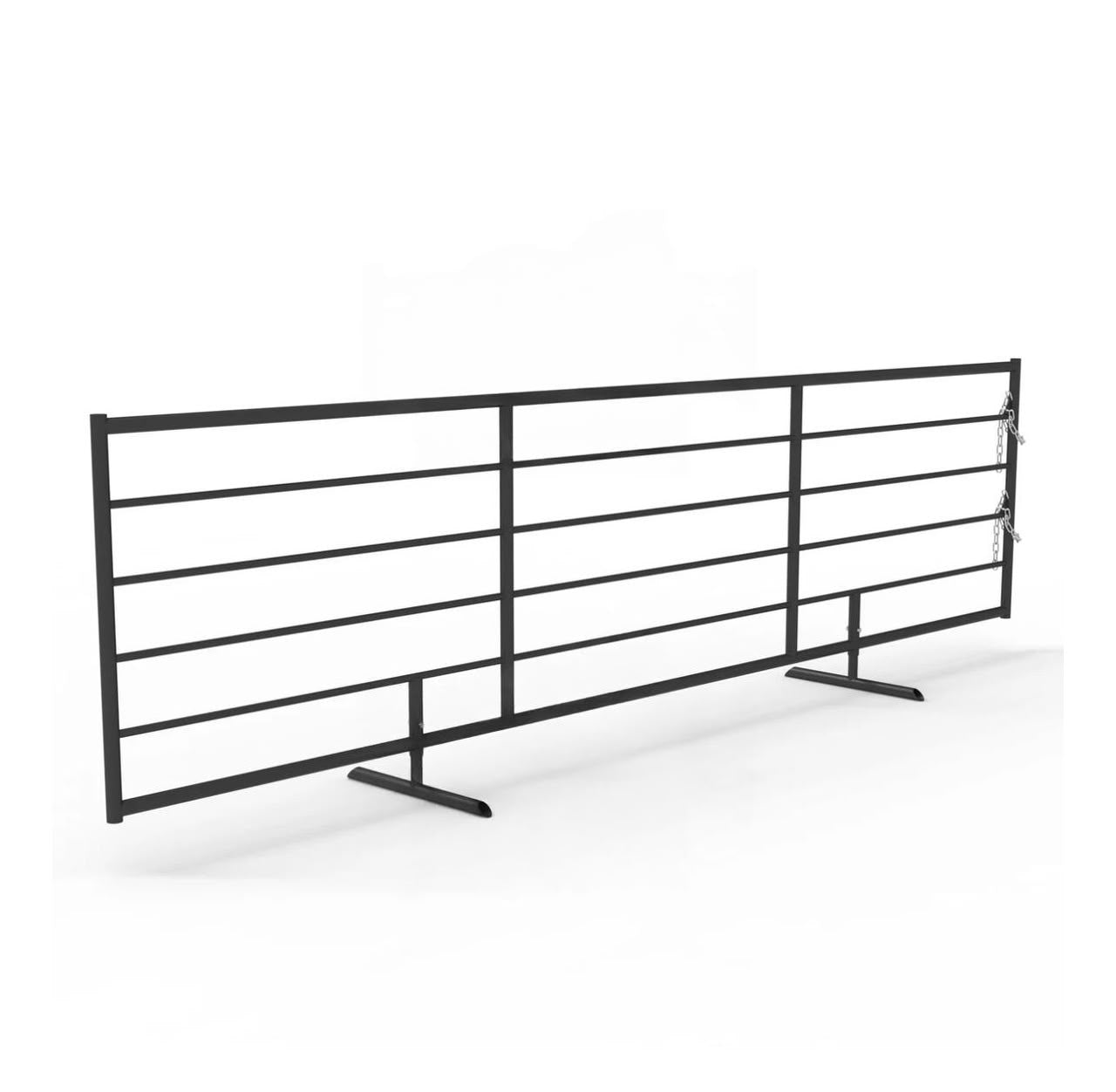 20FT CATTLE LIVESTOCK PANELS 2-3/8" 14 GAUGE - FREESTANDING WITH DETACHABLE FEET