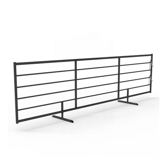 20FT CATTLE LIVESTOCK PANELS 2-3/8" 14 GAUGE - FREESTANDING WITH DETACHABLE FEET