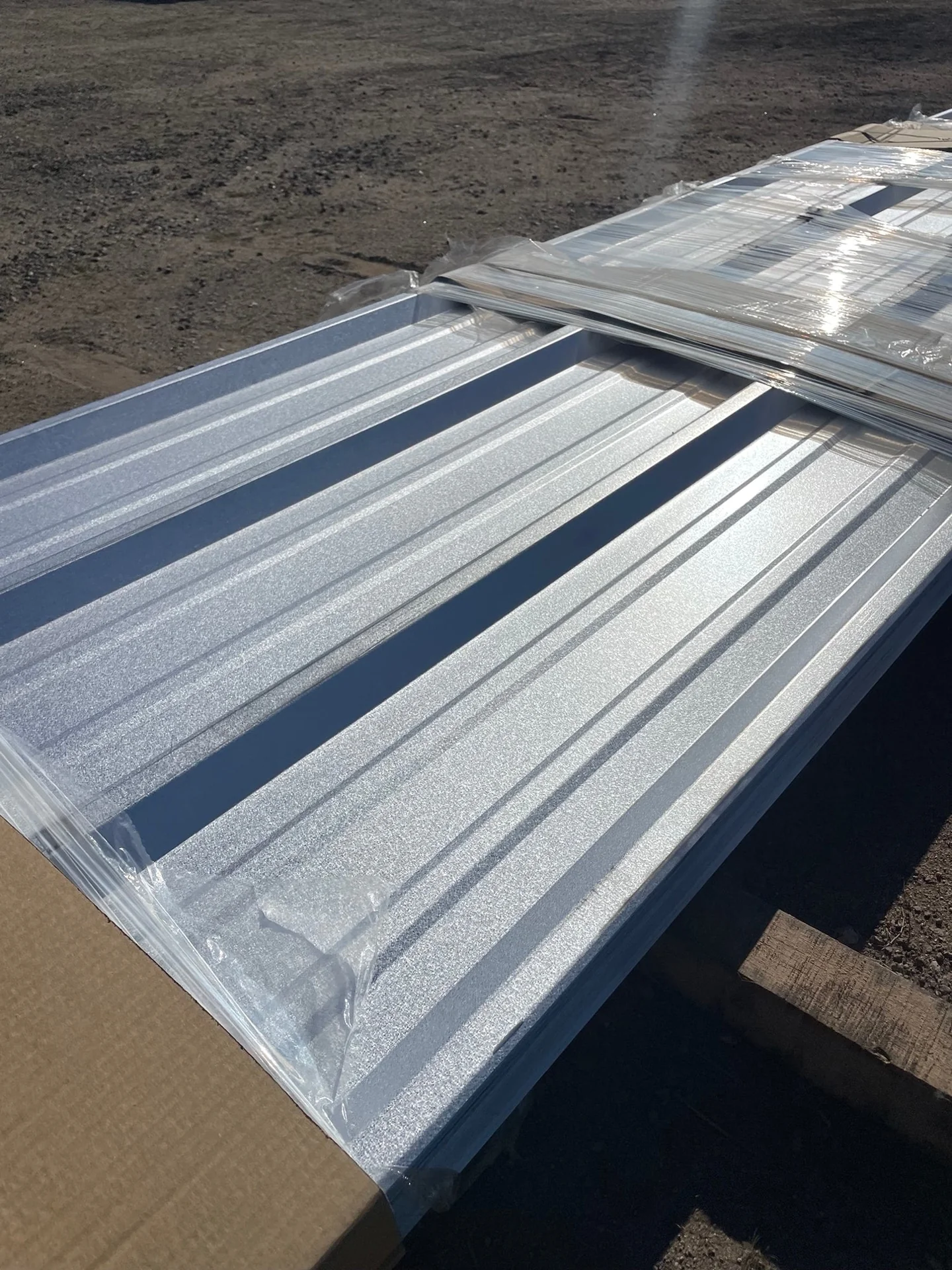 8×3 PBR Panel – Galvalume Metal Roof Siding Material (3 ft × 8 ft) 26-Gauge — Bulk Order Discounts on PBR Panels